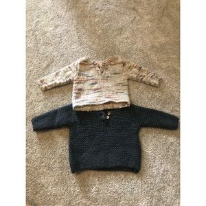 Zara Mini knit sweaters 1-3 months